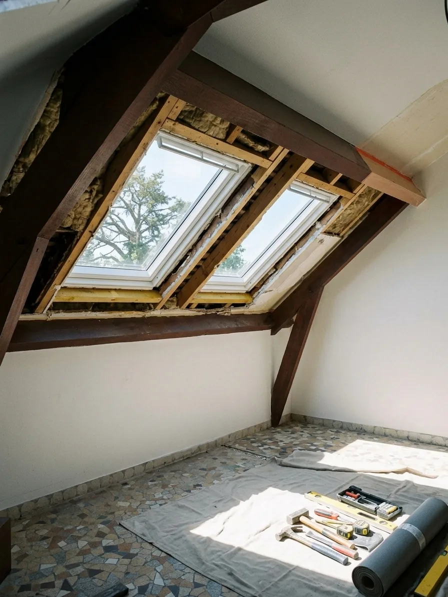 Installation de fenêtres de toit à Chelles