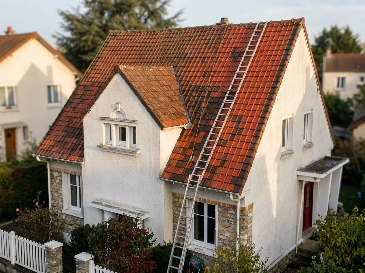 Nettoyage de toiture à Chelles