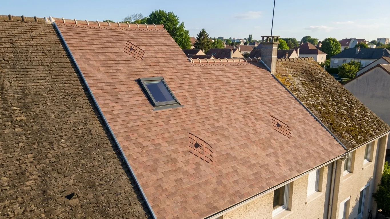 Réfection complète de toiture à Chelles