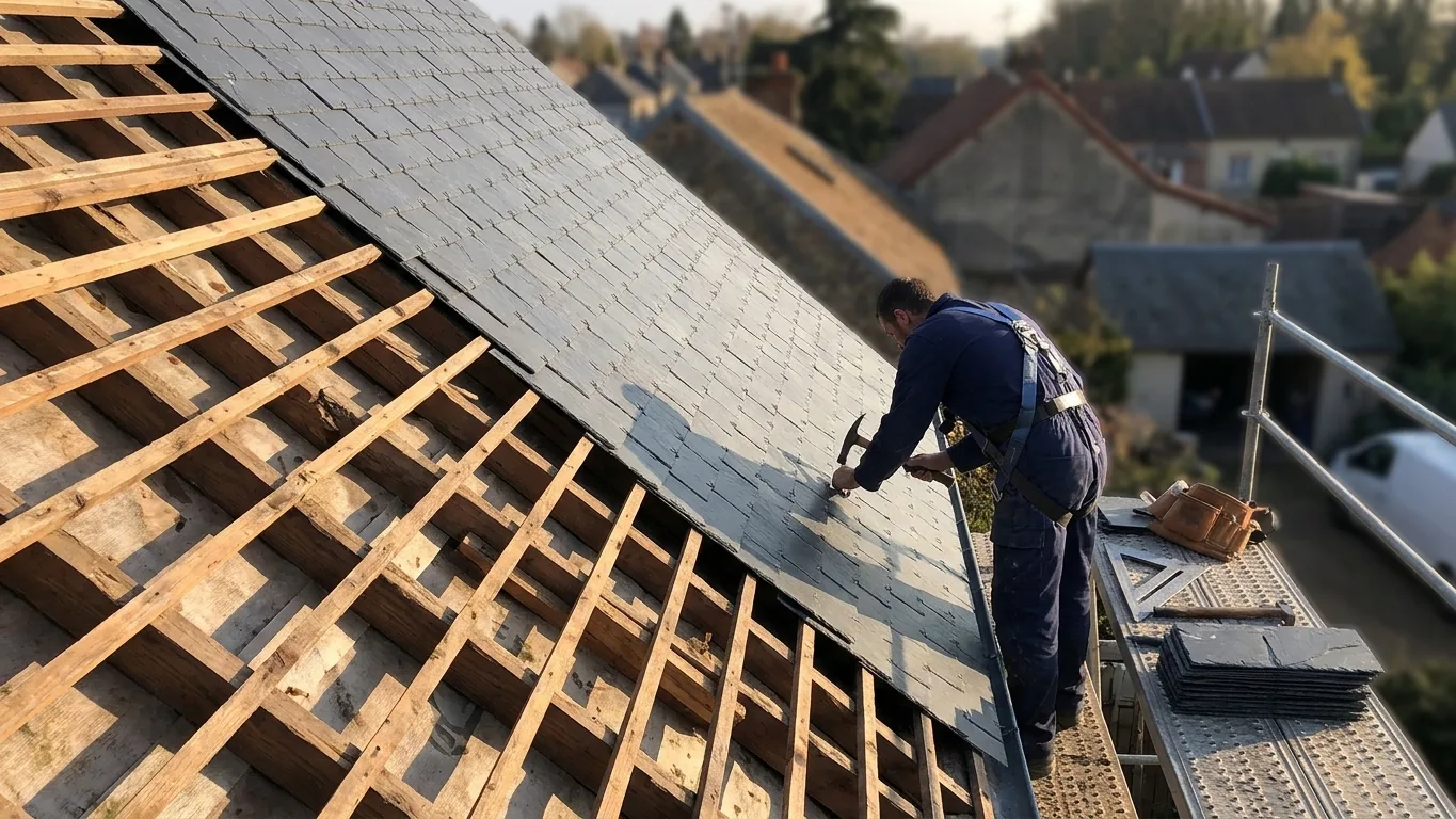 Réfection complète de toiture à Chelles